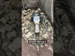 Concrete is no match for the #Hercules 66 Lb. 1-1/8” Hex #BreakerHammer from #HarborFreight.
