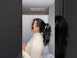 You need to try this ponytail hairstyle hack! 😍 #hair #hairstyle