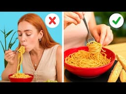 Smart FOOD HACKS to Save You from AWKWARD Situations!