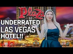 Plaza Las Vegas: UNDERRATED Downtown Hotel | Best Stay on Fremont? Resort & Room Tour