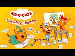 Kid-E-Cats Coloring Champs (free on Google Play and App Store)