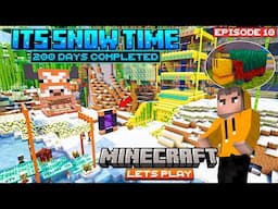 Its SNOW TIME ❄ | Minecraft Lets Play | #10 | THE COSMIC BOY