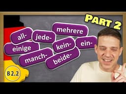 The Ultimate Guide: German Indefinite Pronouns (Long!) | B2