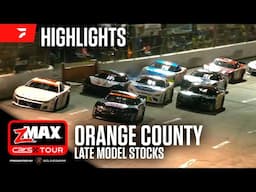 CARS Tour Late Model Stock Cars At Orange County Speedway | Highlights 4/26/25
