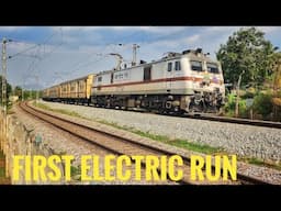 Last DIESEL & First ELECTRIC RUN of YESVANTAPUR CHIKKAMAGALURU exp | WAP-7 | Indian Railways