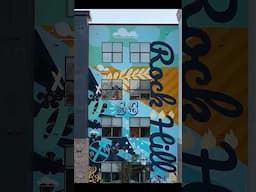 The art scene in Rock Hill, SC is pretty dope! #murals #artists