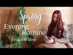 A Simple & Frugal Spring Evening – Slow Living on a Budget 🌙🌿
