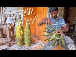 How To Make Homemade Bamboo Crayfish Traps | No Tools Needed