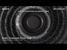 Sony SEA | WH-1000X M6 | Premium Sound Quality. Co-created by the masters