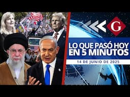 🔵 Noticias del 14 de junio: ESCALADA MILITAR ENTRE IRÁN E ISRAEL Y PROTESTAS EN EE.UU. | Noticiero