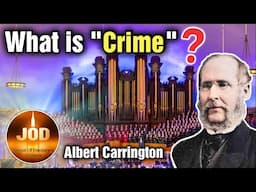 Crime a Transgression of Law ~ Albert Carrington ~ JOD 17:26