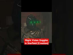 Night Vision Goggles in Starfield! 🥽 #Starfield #Bethesda