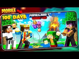 100 Days But FISHING GIVES OP ITEMS In Hardcore Minecraft 😰| Slimmest Phone