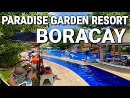 BIGGEST BEACHFRONT RESORT at White Beach Station 3 Boracay Philippines | Paradise Garden Resort Tour