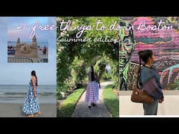 20 FREE THINGS TO DO IN BOSTON THIS SUMMER