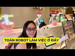 Trải nghiệm nhà hàng toàn Robot phục vụ ở Tokyo, Nhật Bản
