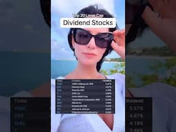 Top 20 Dividend Stocks in 2025 (Plus What US Politicians Are Betting On)