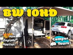 Bushwhacker 10HD Setup Tour  @ Fall New England Teardrop Meetup