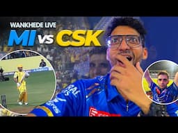 Mumbai Indians v/s Chennai Super Kings | Live At Wankhede | Vlog 98