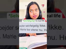 Learning Danish is an ART | Life in #denmark #funny #shorts