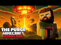 I Nuked the Entire SMP to Win the Purge.. in Hardcore Minecraft