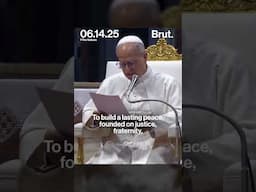 Pope Leo speaks about Israel and Iran