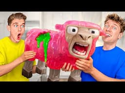 FOOD ART CHALLENGE!!! ft. Minecraft vs Roblox & How To Train Your Dragon Cake Art + 3D Pen Art Hacks