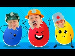 Surprise Eggs - Learn Colors | Kids Songs And Nursery Rhymes | DoReMi Kids Songs