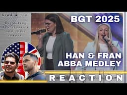 GEN X FIRST TIME HEARING | BGT 2025 Auditions | Han & Fran | ABBA Medley | REACTION