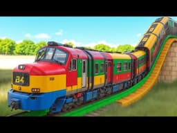 🔴 toy train fun ride - toy cartoon trains for kids - Kids videos for kids
