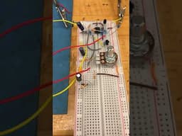 Crate Flexwave Distortion Circuit on the Breadboard (need to add variable gain and tone controls)