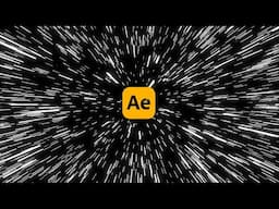 Warp Speed Light Trails in After Effects – No Plugins!