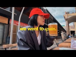We went to Barcelona, San Sebastián, and Madrid.