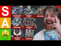 I ranked every THOUSAND SONS Codex Datasheet.
