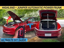 Tesla Model 3 Highland & Model Y Juniper Power Frunk Installation (COMPLETE DIY Guide)