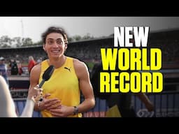 Mondo Reacts to His New World Record at the Stockholm Diamond League