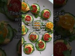 Make Diabetes-Friendly 4-Ingredient Cucumber Bites in 5 Minutes!
