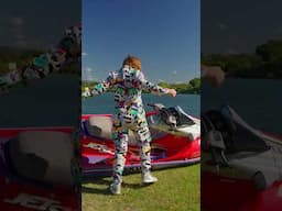 😅The SKOOIE we converted our Jet Ski into a Scooter #jetski #boating #fishing