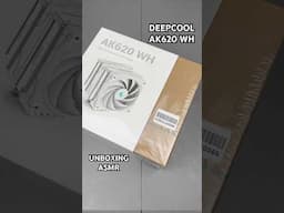 Deepcool AK620 WH High Performance CPU Cooler Unboxing ASMR #shorts #unboxing #asmr #pc #aircooler