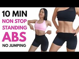 EFFECTIVE exercises to lose belly fat & hanging belly 🔥 flat stomach, smaller waist, standing only