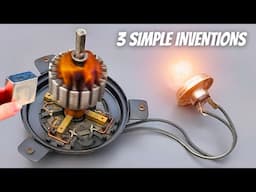 3 Amazing Inventions with DC Motor DIY