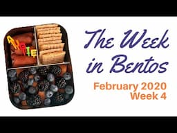The Week in Bentos - February Week Four - Easy, cute lunch boxes for kids