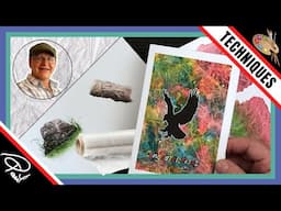 EASY PAINTING Ideas Using Plastic Wrap