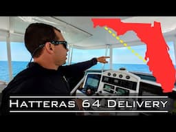 325 Miles Nonstop on a Hatteras 64 Motor Yacht Delivery