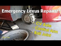 2015 Lexus ES 350 - CV Axle, Control Arm, Ball Joint - Part 2