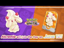 Alcremie joins the fray on June 12! 🍰🎉