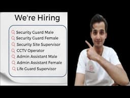 ServeU Company is hiring Security guard security supervisor cctv operator admin life guard supervisr