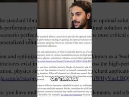 bro wanted AI to summarize the advanced paper...
