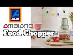 Chop Onions in Seconds? 🔪 Testing the Ambiano Food Chopper from Aldi!