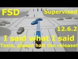 Tesla FSD 12.6.2 on HW3 Should Not Go Wider Until This is fixed